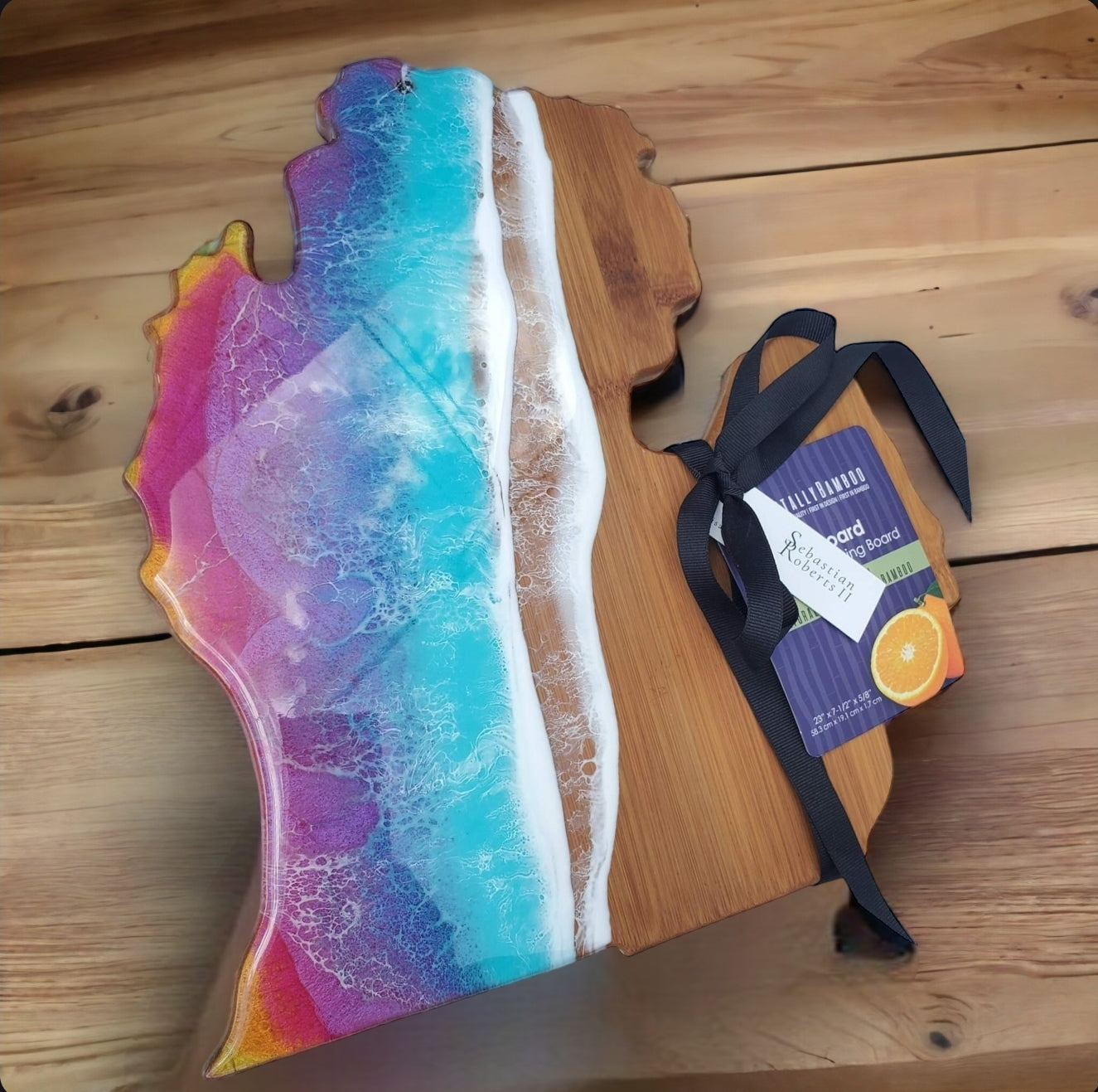 SOLD - Michigan Summer Sunsets Serving Board