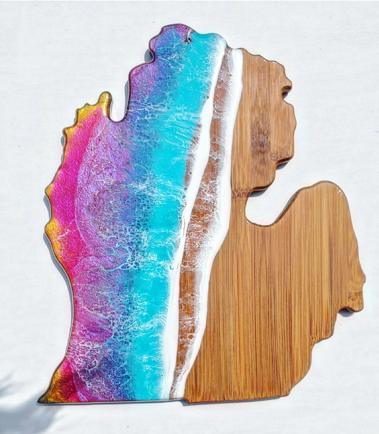 SOLD - Michigan Summer Sunsets Serving Board