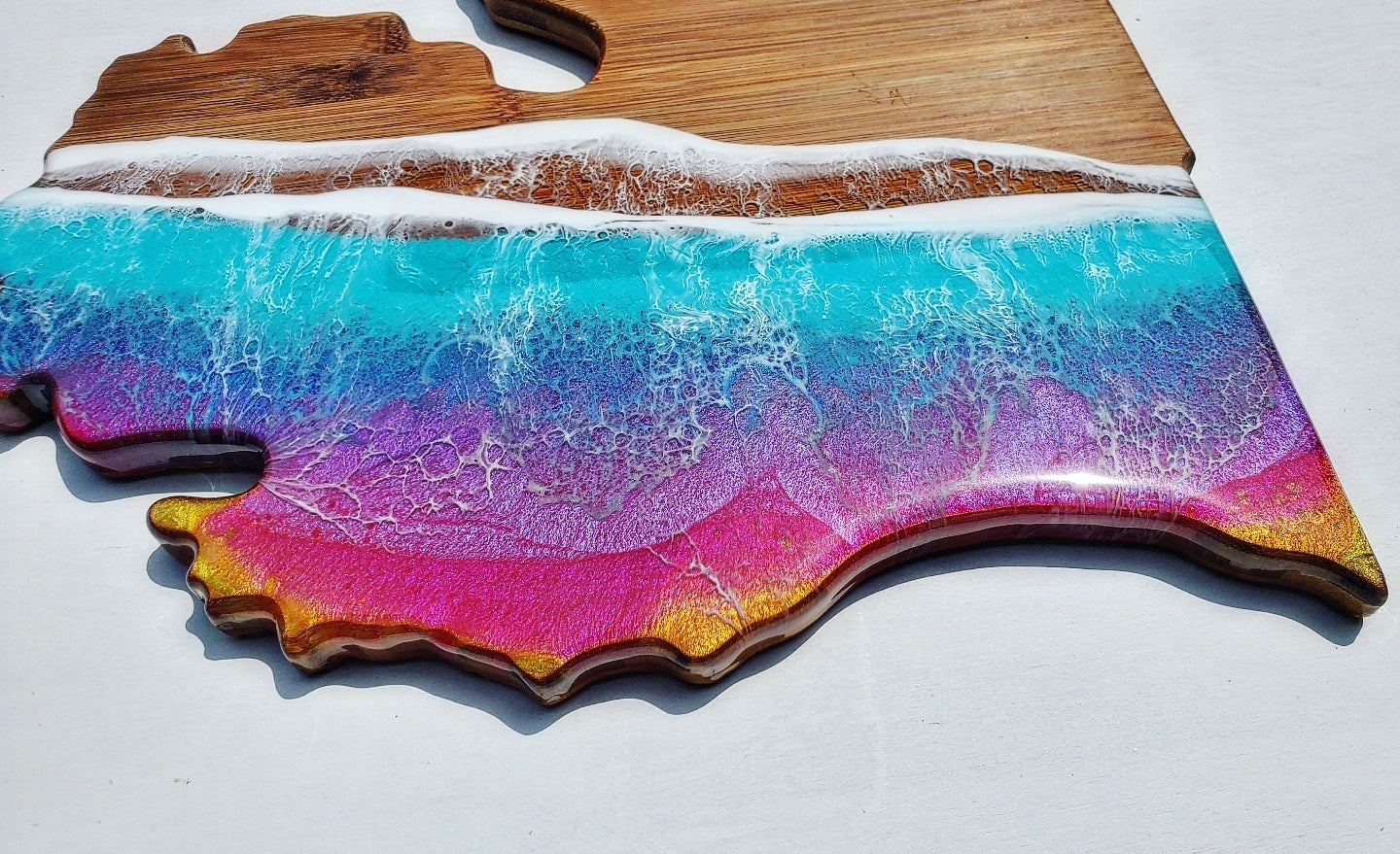 SOLD - Michigan Summer Sunsets Serving Board