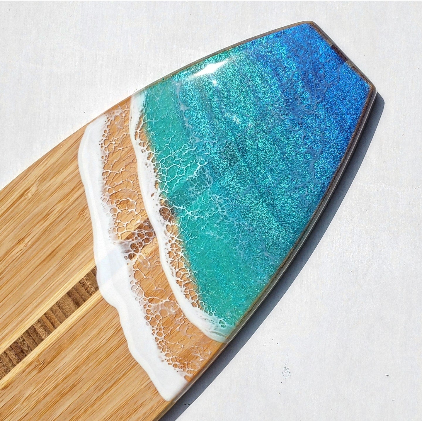 SOLD- Catchin' Waves Charcuterie Serving Board