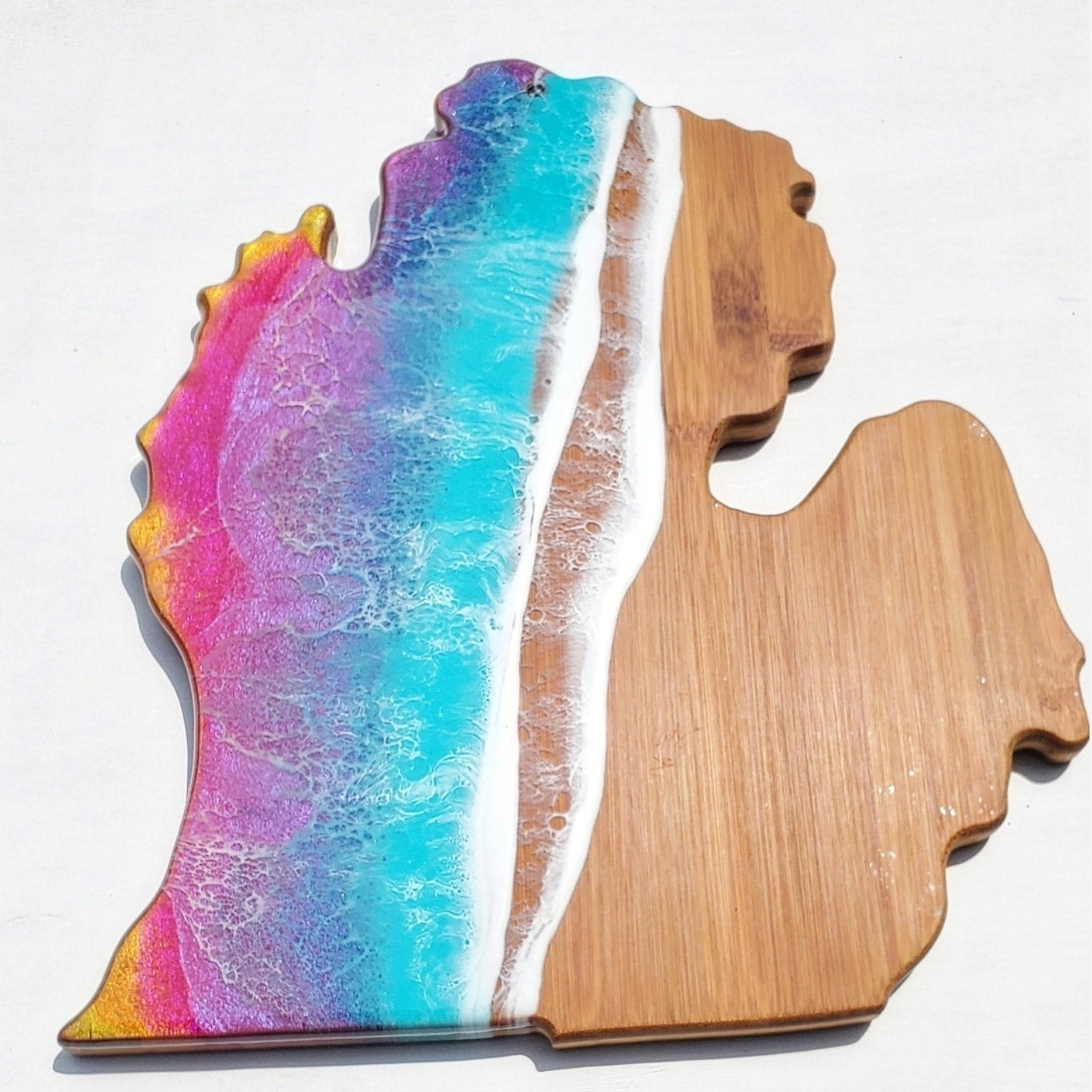 SOLD - Michigan Summer Sunsets Serving Board