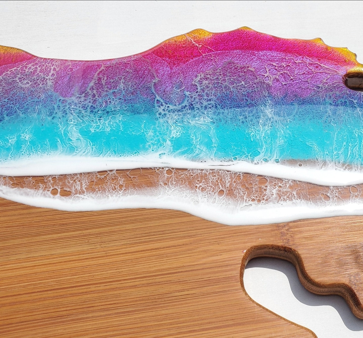 SOLD - Michigan Summer Sunsets Serving Board