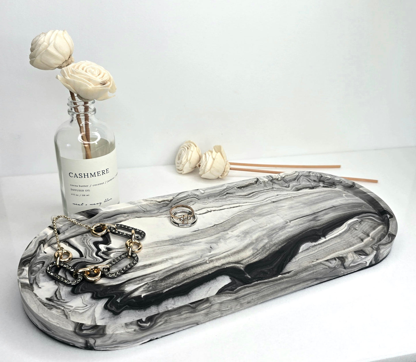 Marbled Vanity Tray