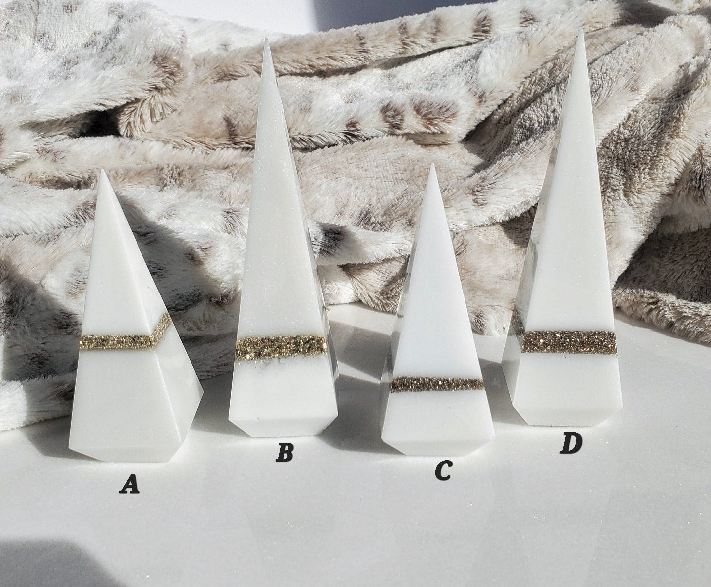 Pearlized White Ring Holder