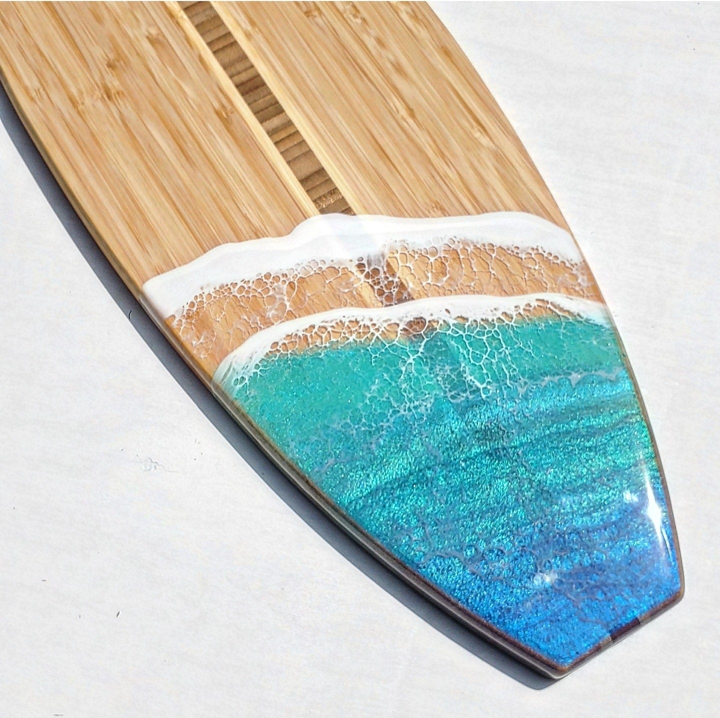 SOLD- Catchin' Waves Charcuterie Serving Board